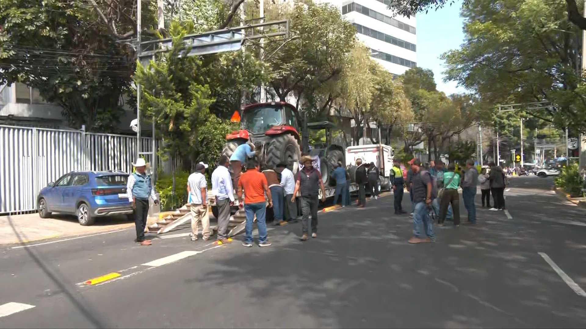 Termina Protesta de Organizaciones Campesinas en Municipio Libre, CDMX