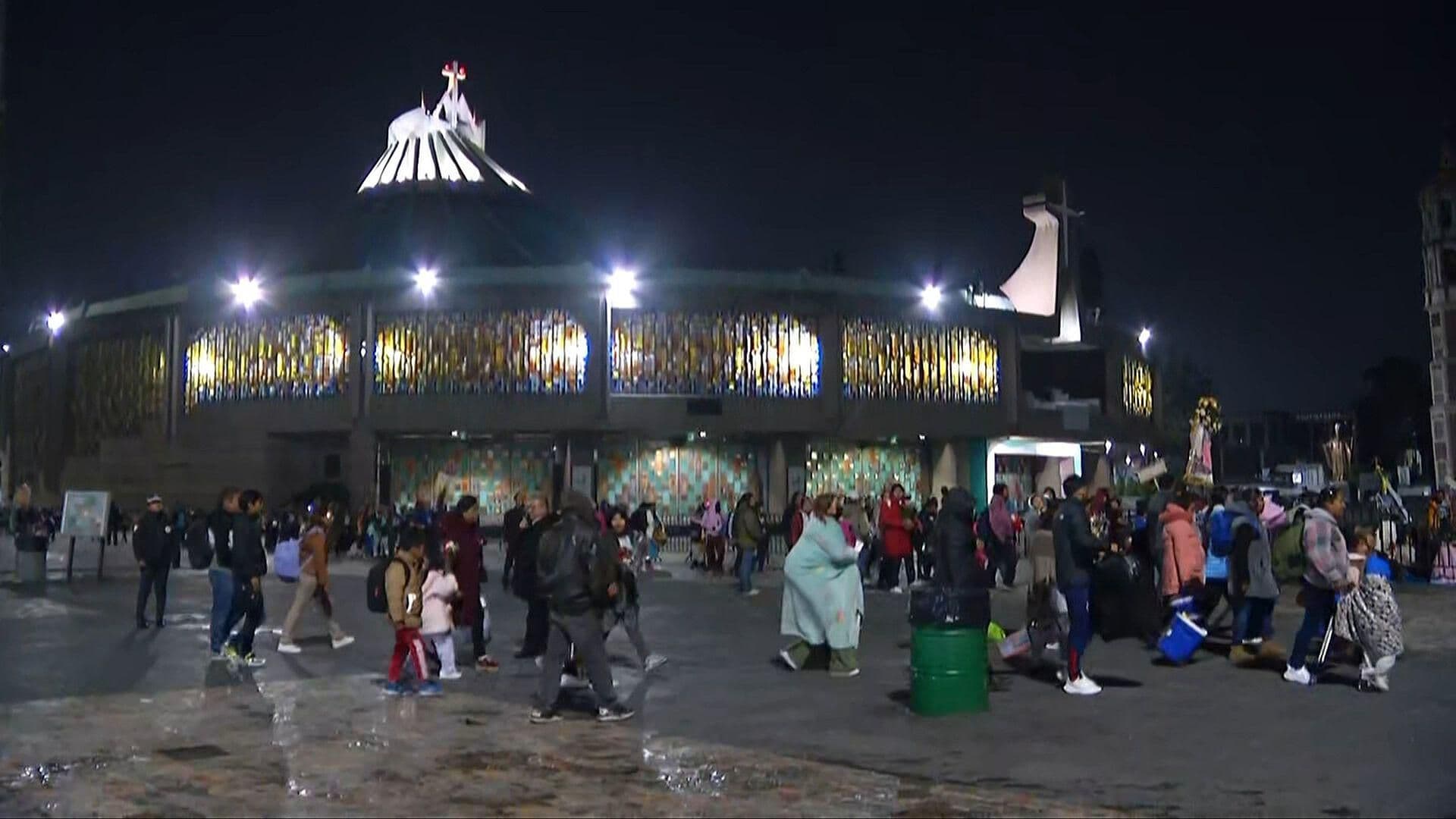 Llegan 100 Mil Peregrinos de Atlacomulco a la Basílica de Guadalupe