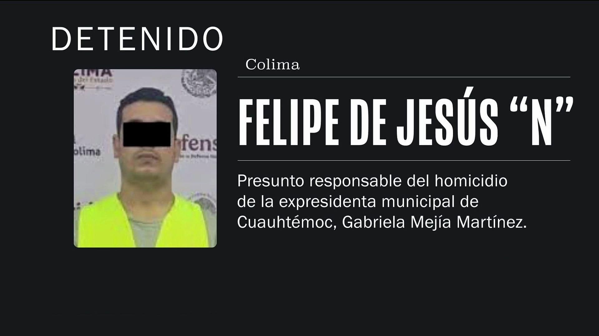 Detienen a Presunto Responsable del Homicidio de Gabriela Mejía en Colima