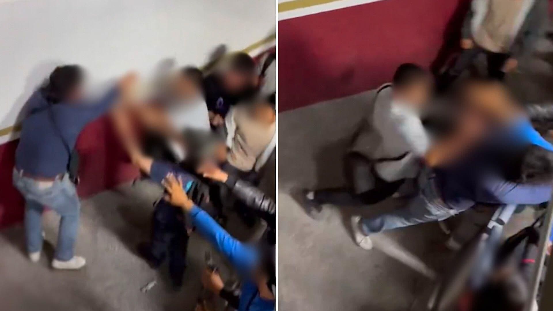 VIDEO: Captan Pelea en Fila de Garita Peatonal El Chaparral en Tijuana