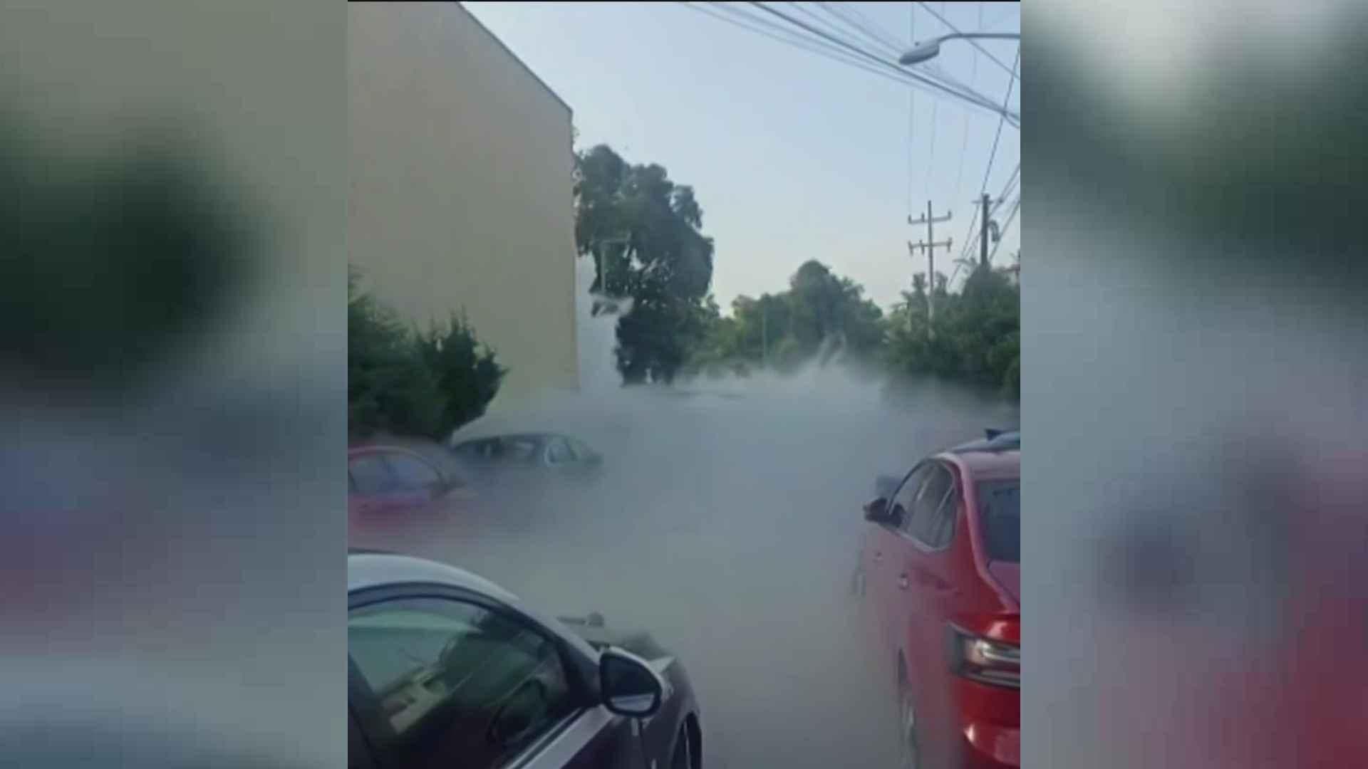 Se Registra Aparente Fuga de Oxigeno la Clínica 58 del IMSS en Santa Mónica, en Tlalnepantla
