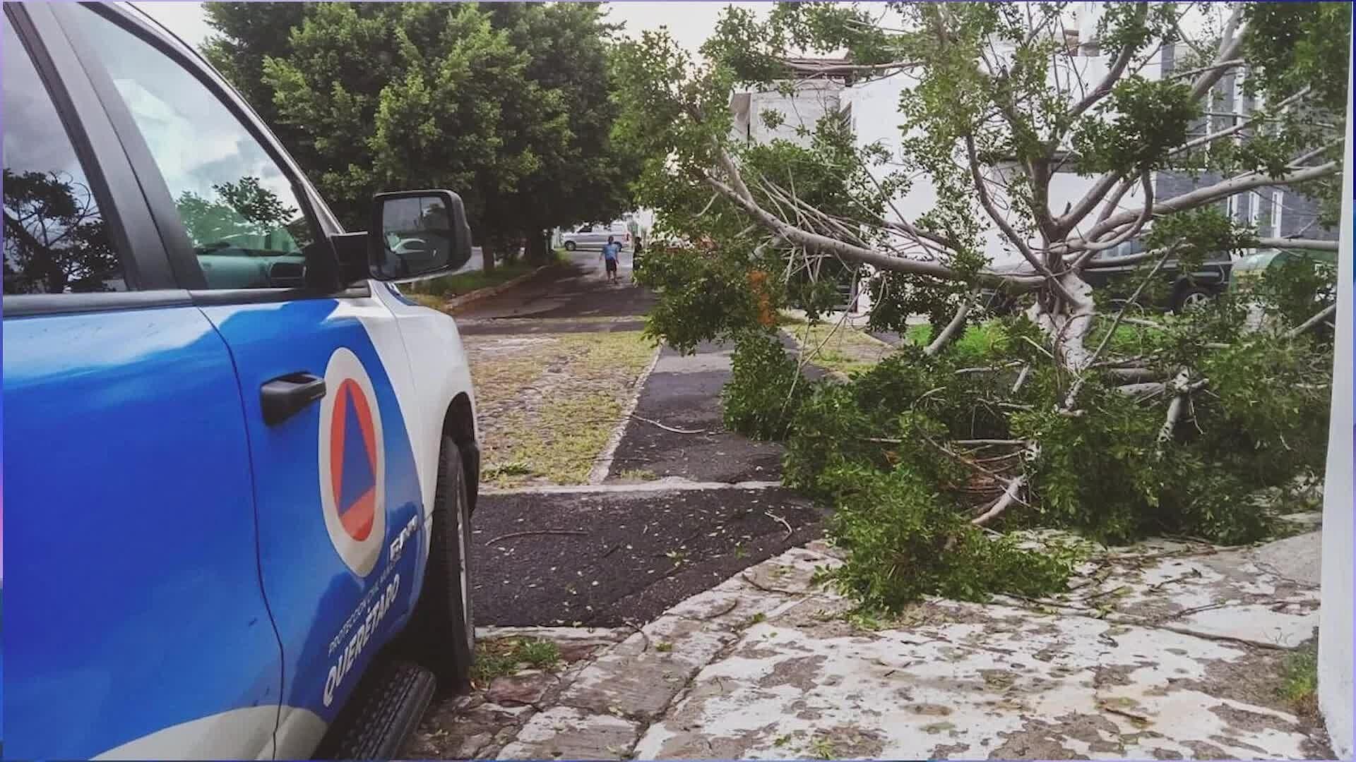 La Lluvia Dejo Afectaciones en la Tarde de Ayer al Norte de la Capital Queretana
