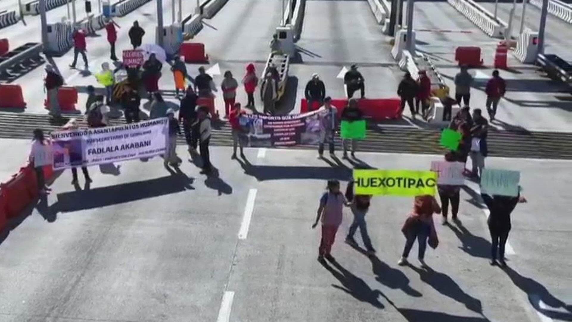 Protesta en la México-Cuernavaca Hoy; Así se Ve la Afectación Vial