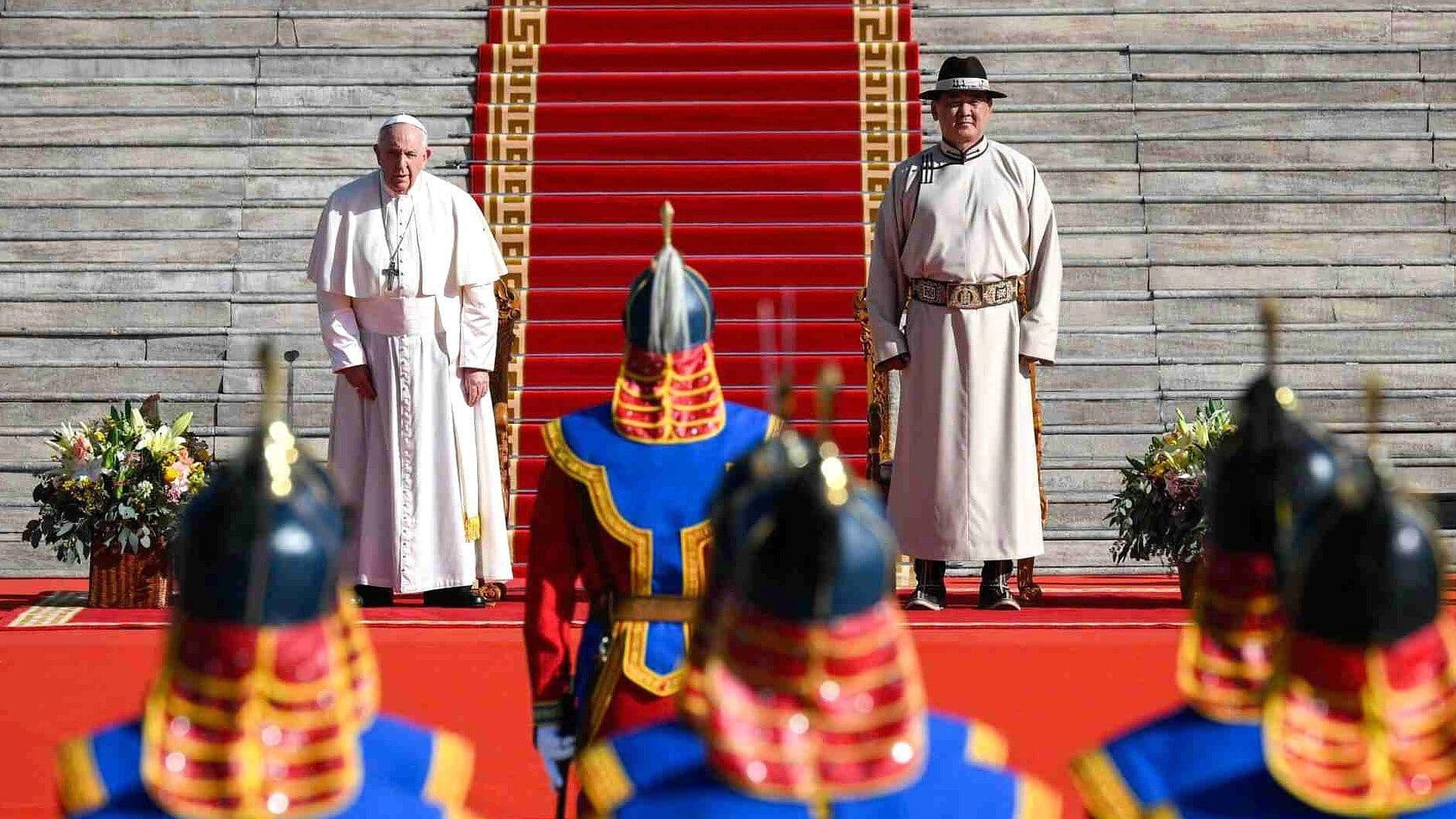 Inician Actividades del Papa Francisco en Histórica Visita a Mongolia