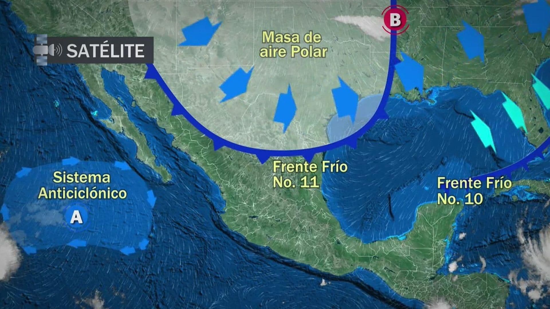 Península de Yucatán Se Rodea de Frentes Fríos; Aquí los Detalles