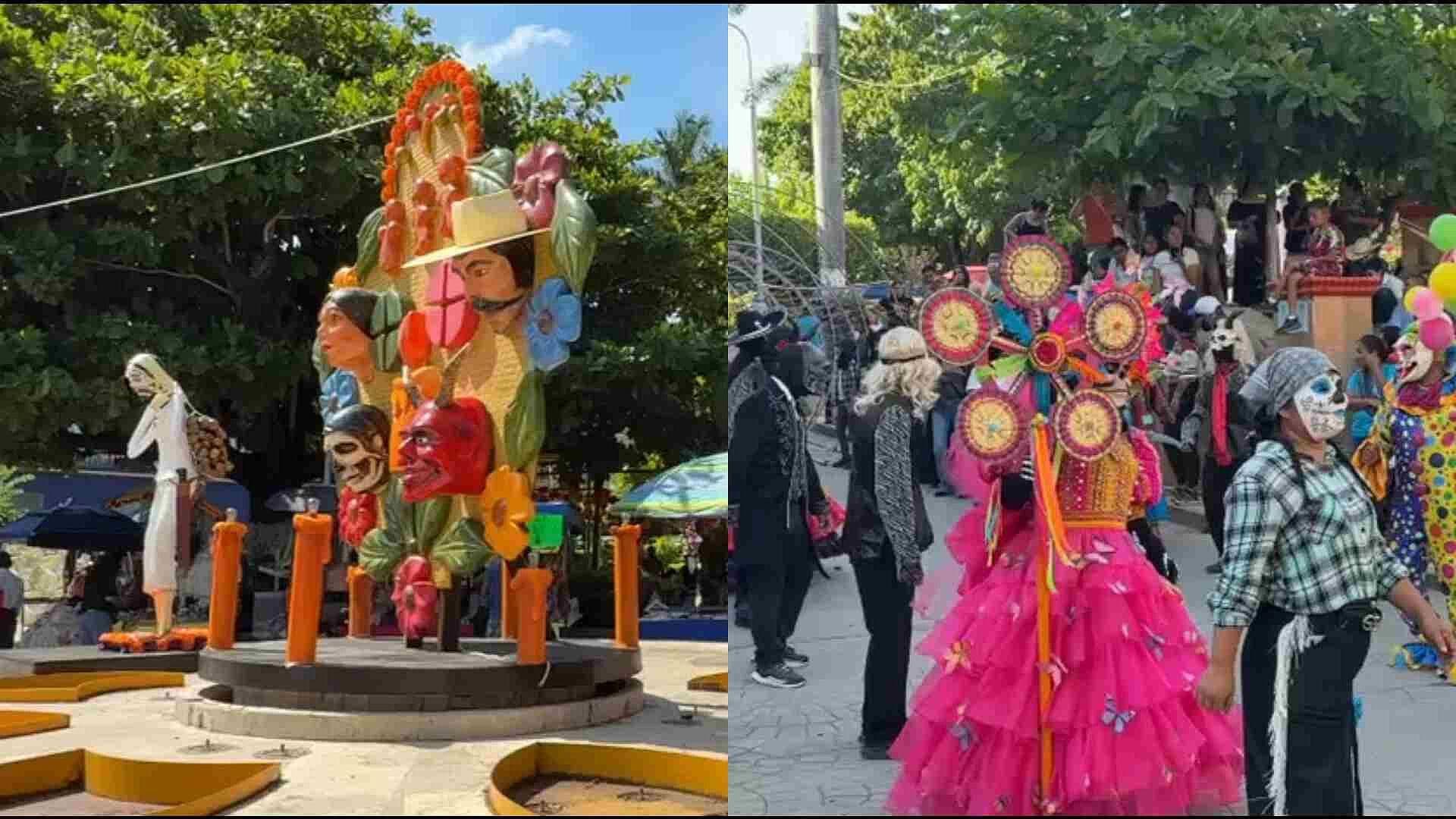 Xantolo 2025 en Tantoyuca Veracruz: Esto Significan el Arco y las Máscaras