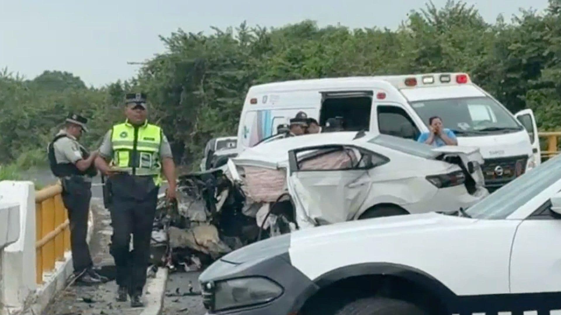 Accidente en Carretera 180 de Alvarado Deja Dos Lesionados y Daños ...