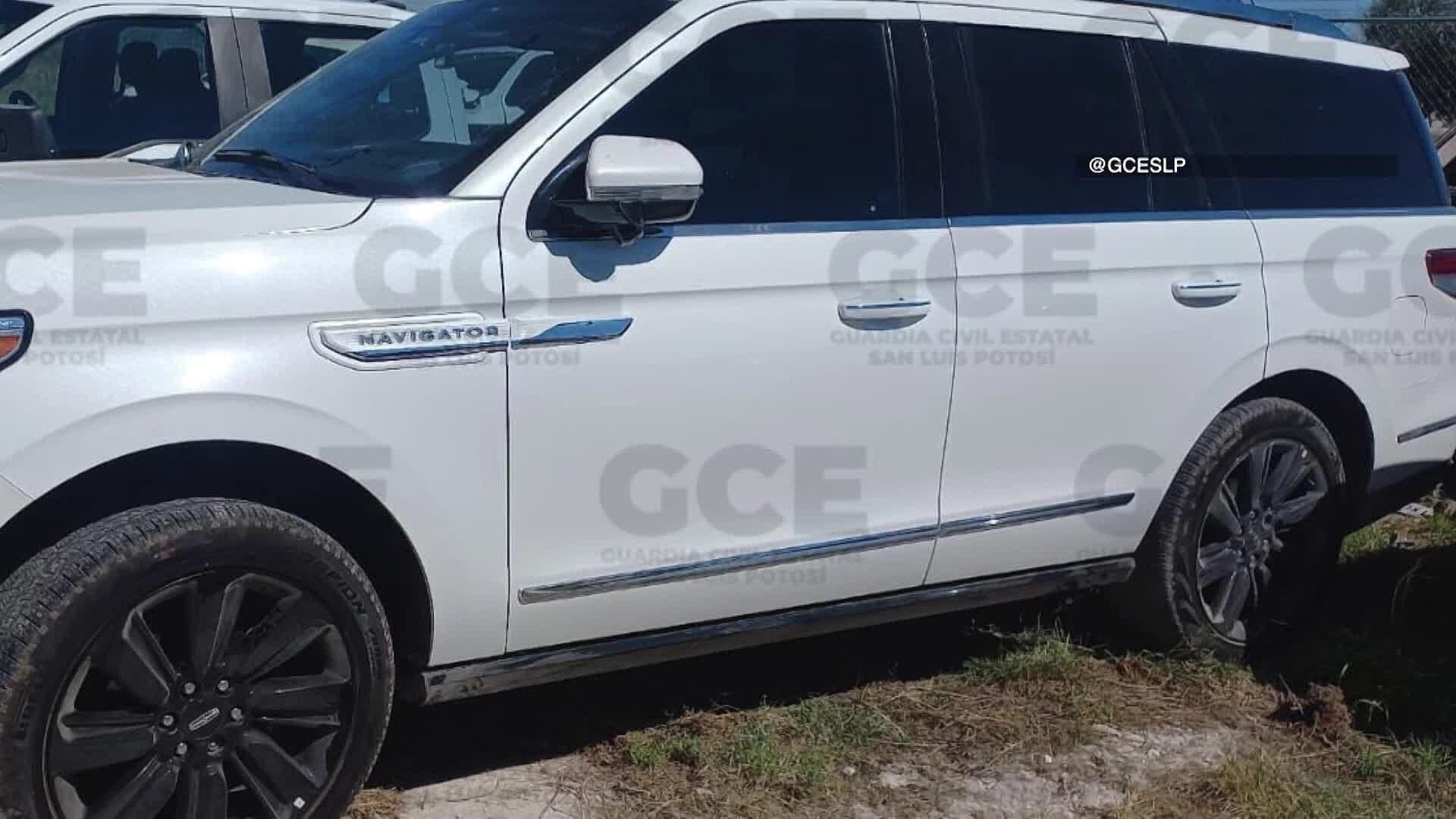 Operativo en el Altiplano Captura Tres Vehículos Robados en San Luis Potosí