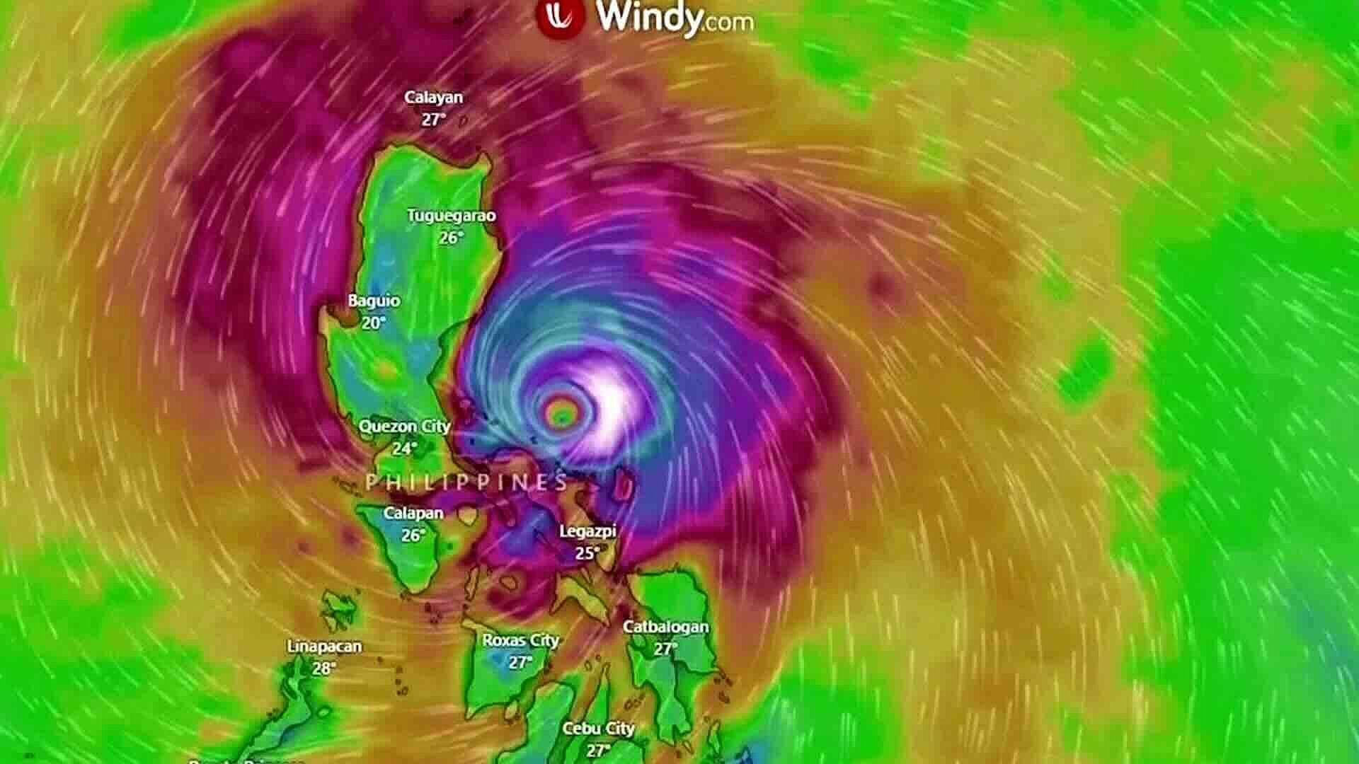Tifón Fung Wong Golpea la Costa Noreste de Filipinas y Provoca Evacuación Masiva
