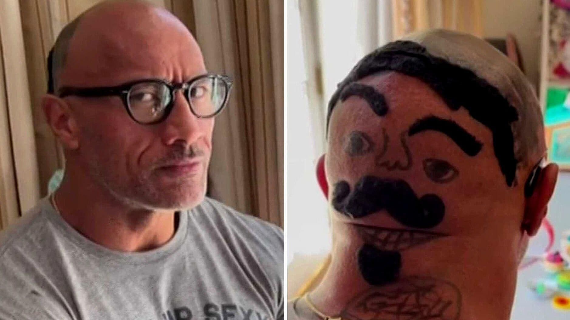 Hijos de Dwayne Johnson "La Roca" Le Hacen Pequeña Travesura