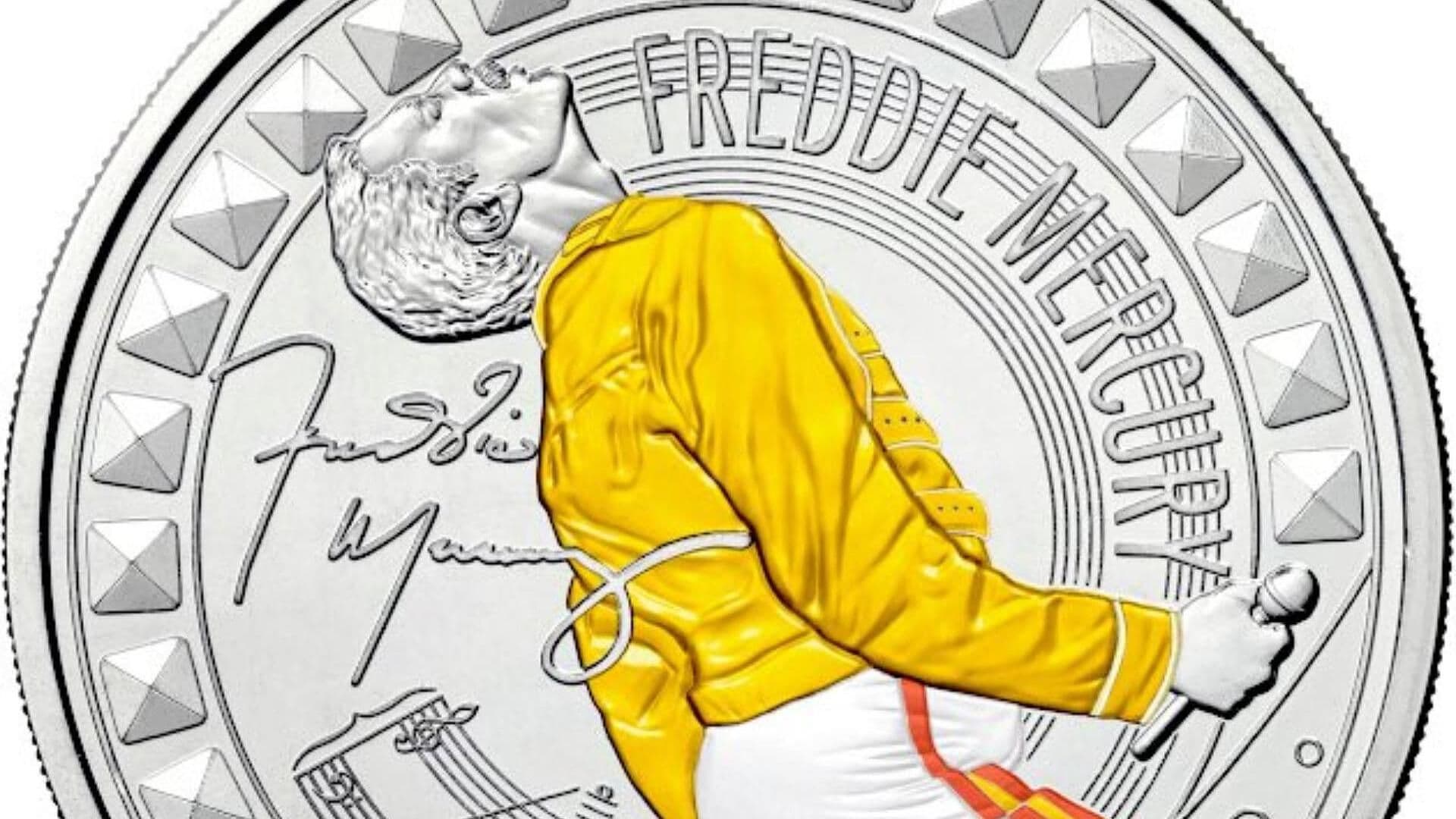 Lanzan Moneda de Freddie Mercury en Gran Bretaña