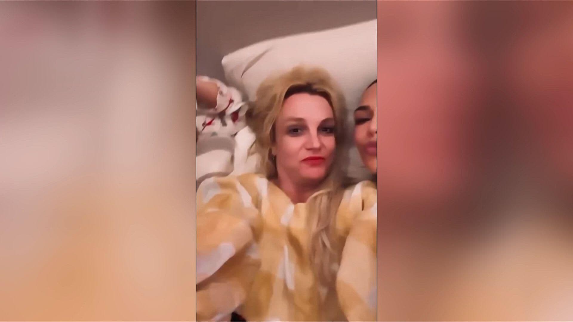 Britney Spears Reaparece en Pijamada en Casa de Kim Kardashian