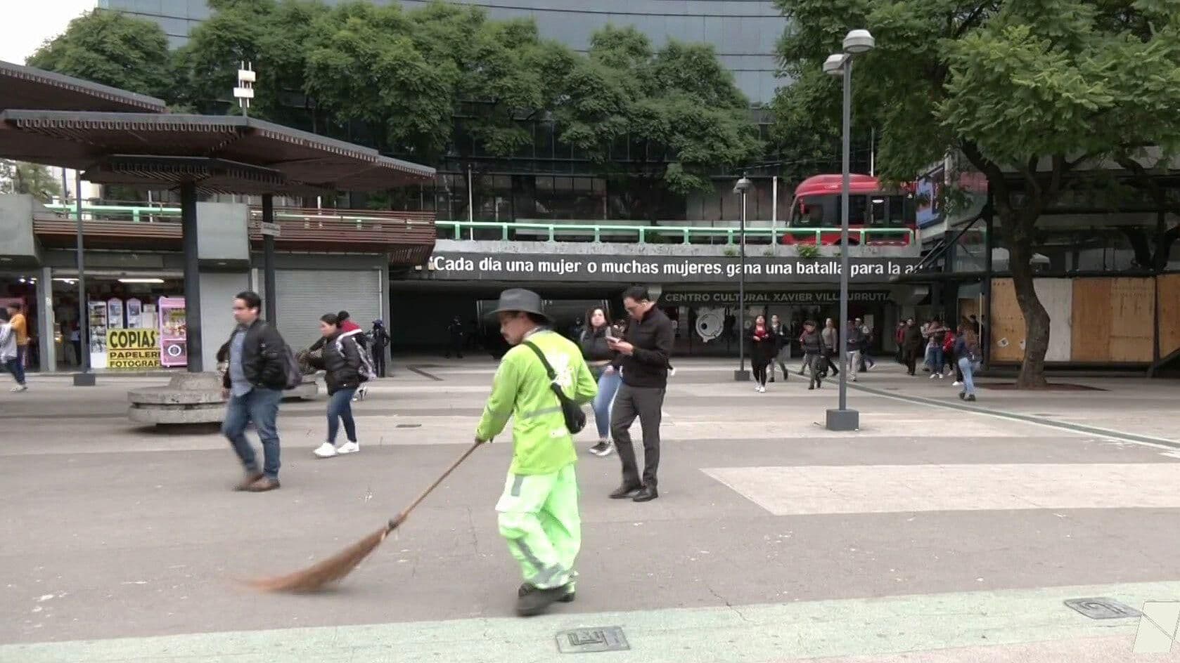 Concluyen Rehabilitación de la Glorieta de Insurgentes: Instalan Módulo de Policía Turística