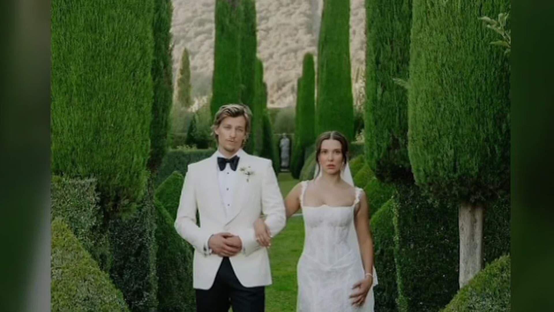 Millie Bobby Brown Comparte Imágenes de su Boda con Jake Bongiovi, en la Toscana