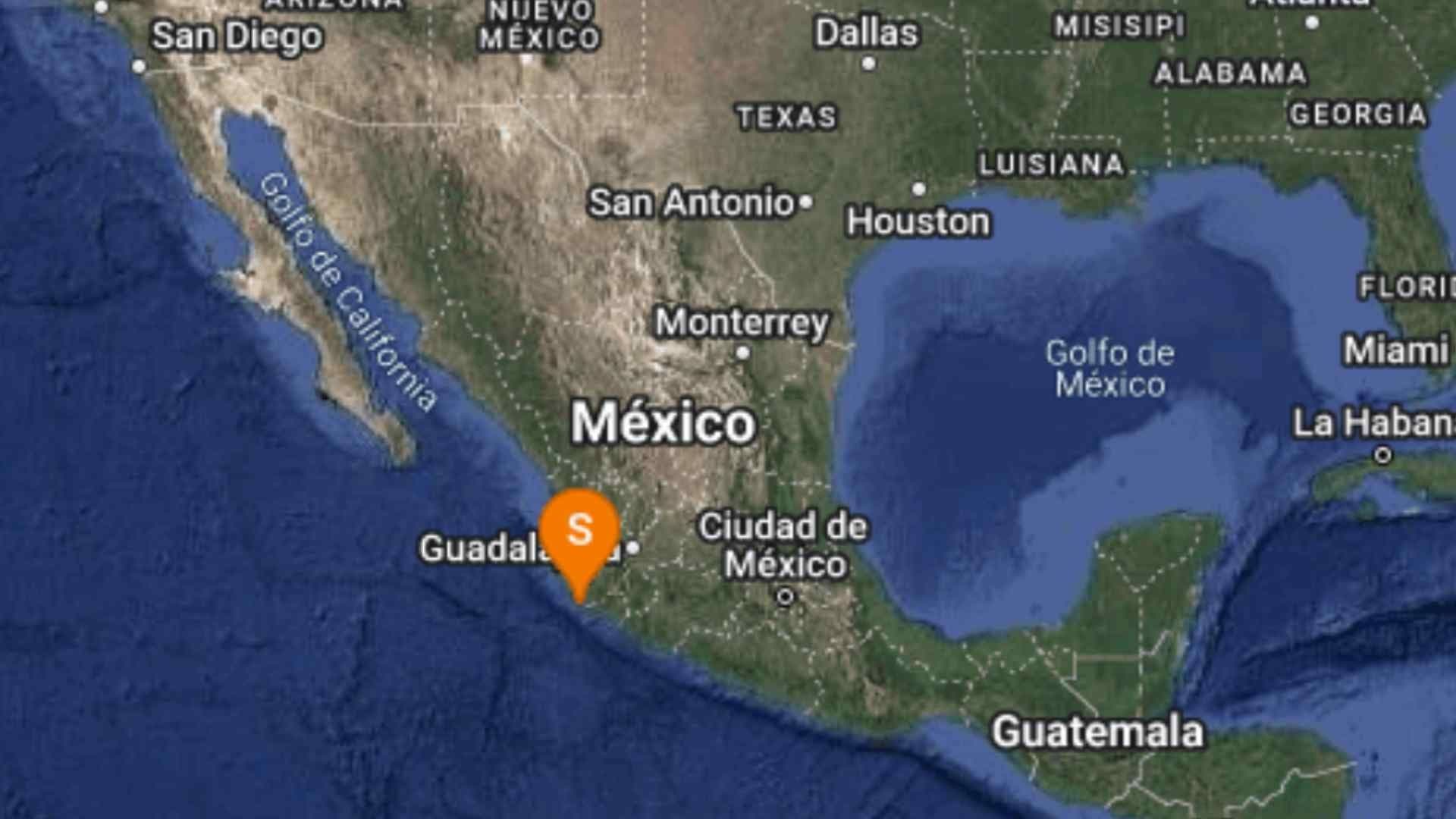 Se Registró un Sismo de Magnitud de 4.1 en Cihuatlán, Jalisco