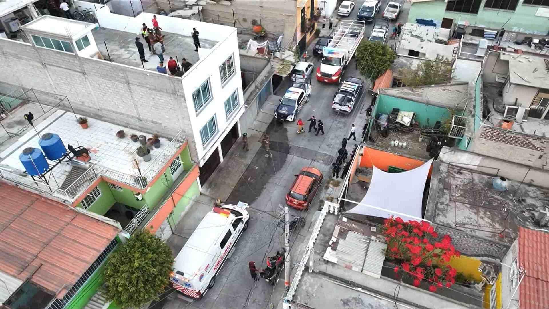 Flamazo en Tanques de Gas de Vivienda Provoca Pánico en la Colonia Ciudad Azteca, Ecatepec