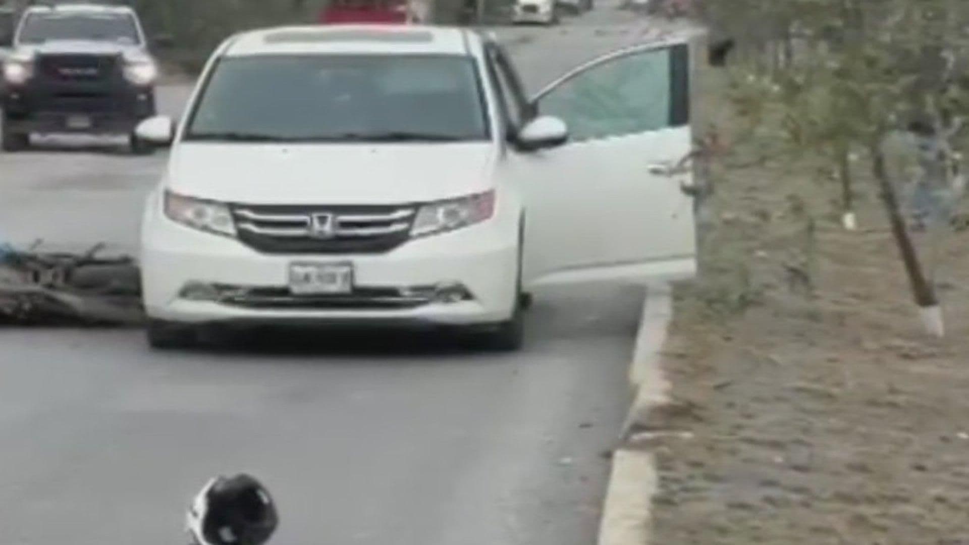 Muere Motociclista en Choque con Camión en Camino a las Pedreras en Escobedo