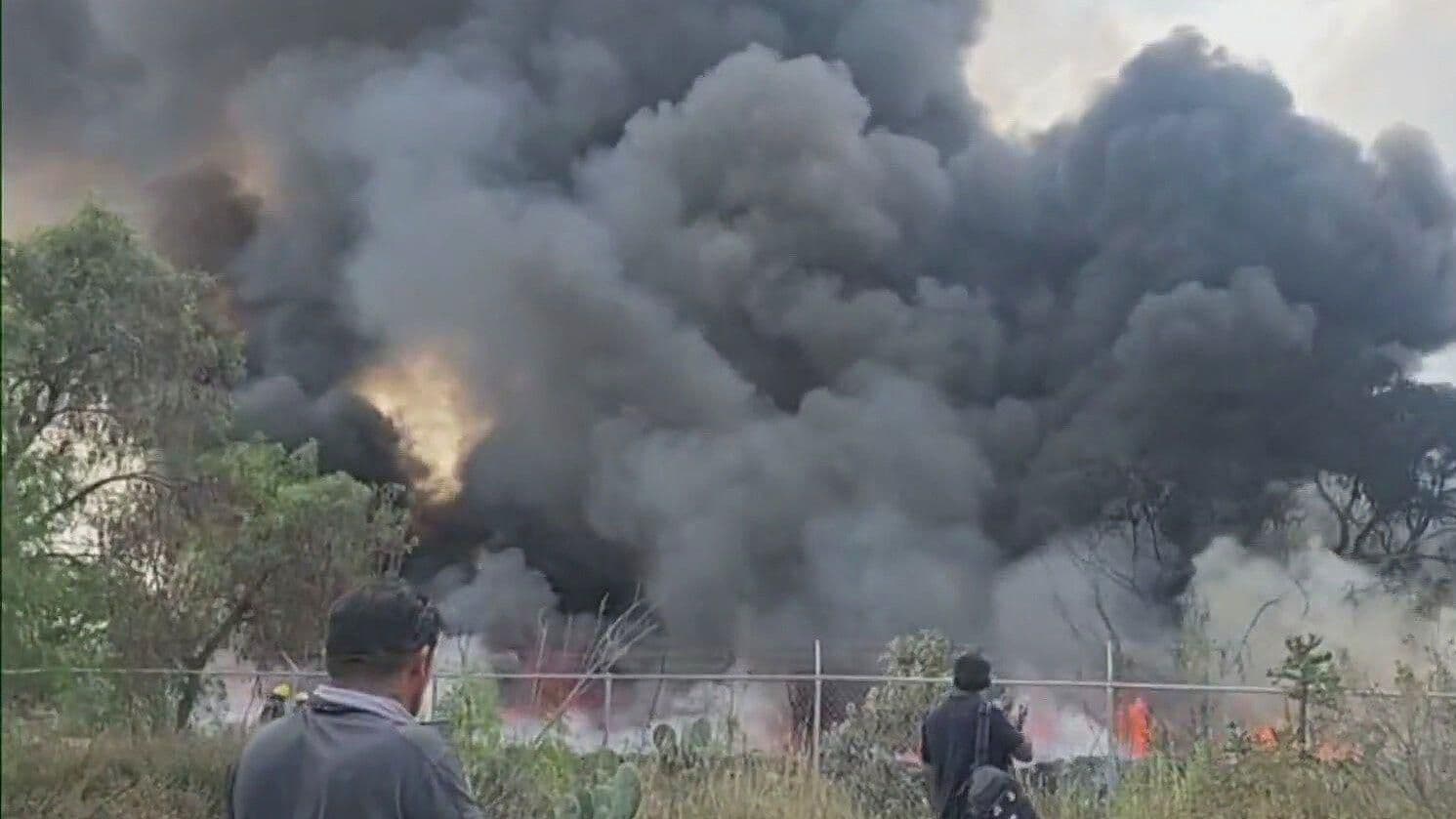 Reportan Fuerte Incendio en Mineral de la Reforma en Hidalgo, Cerca de Carretera Pachuca-Sahagún