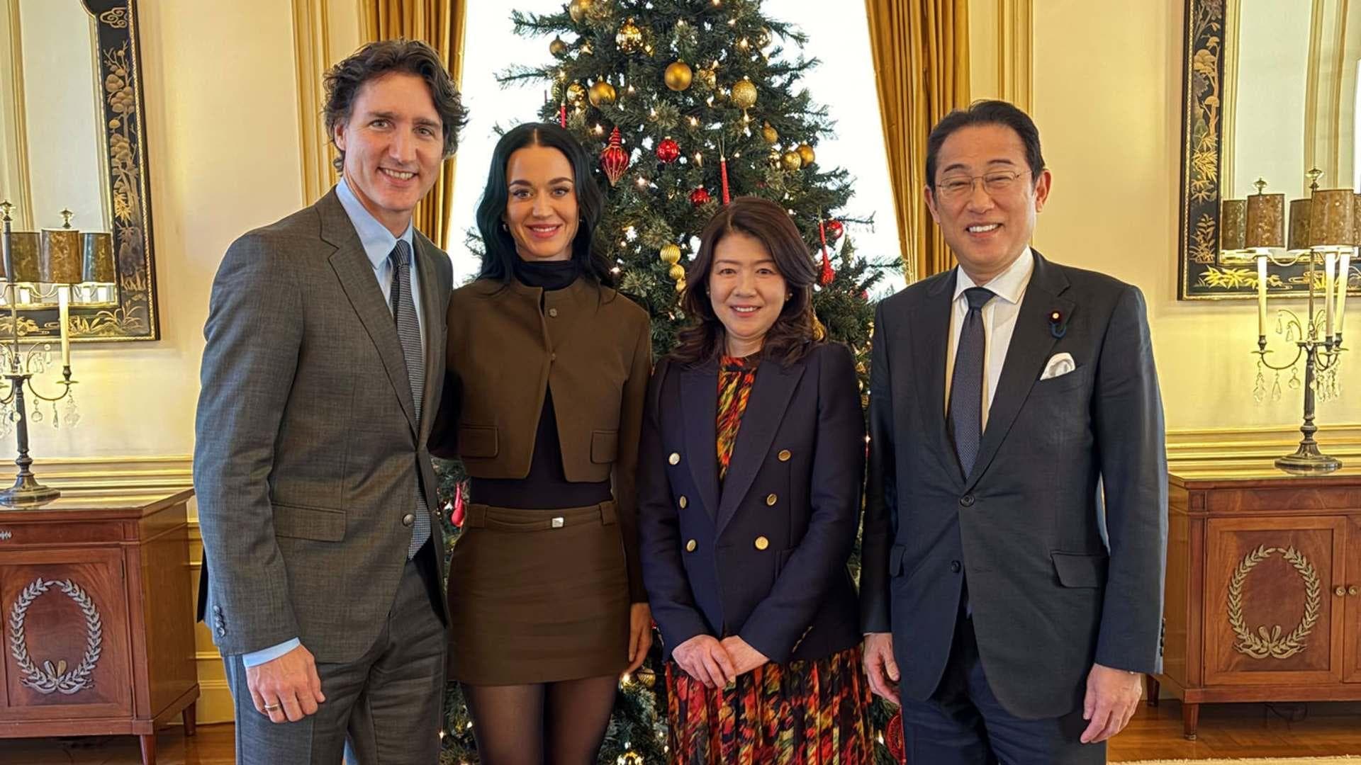 Katy Perry y Justin Trudeau Presumen su Amor de Viaje por Japón