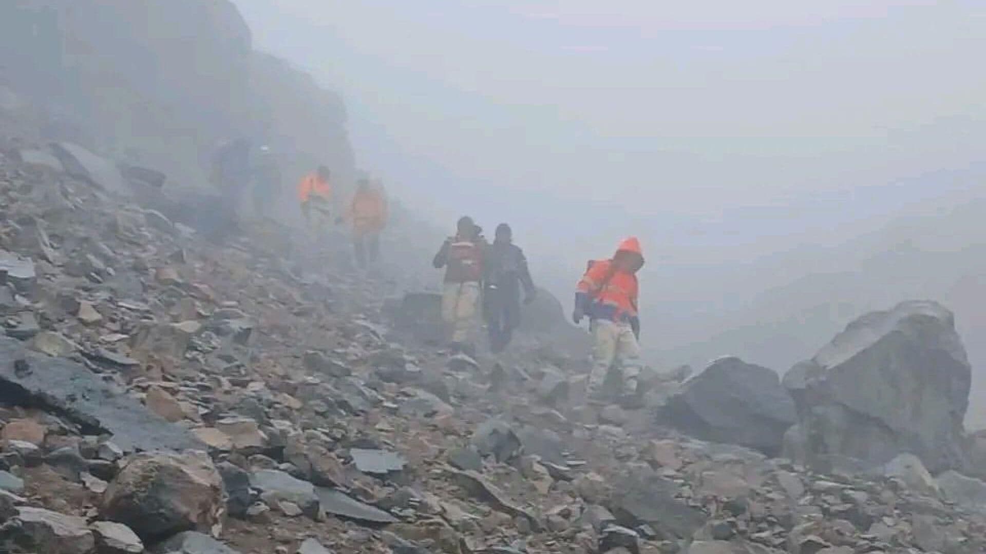 Rescatan a Once Alpinistas Extraviados en el Pico de Orizaba