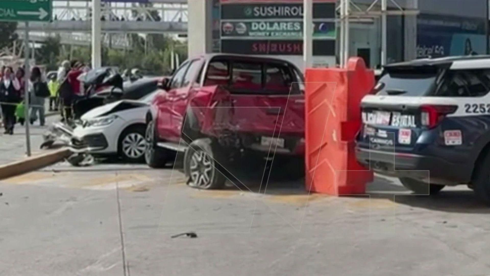Choque Múltiple en Plaza de San Andrés Cholula Deja un Muerto y Nueve Heridos
