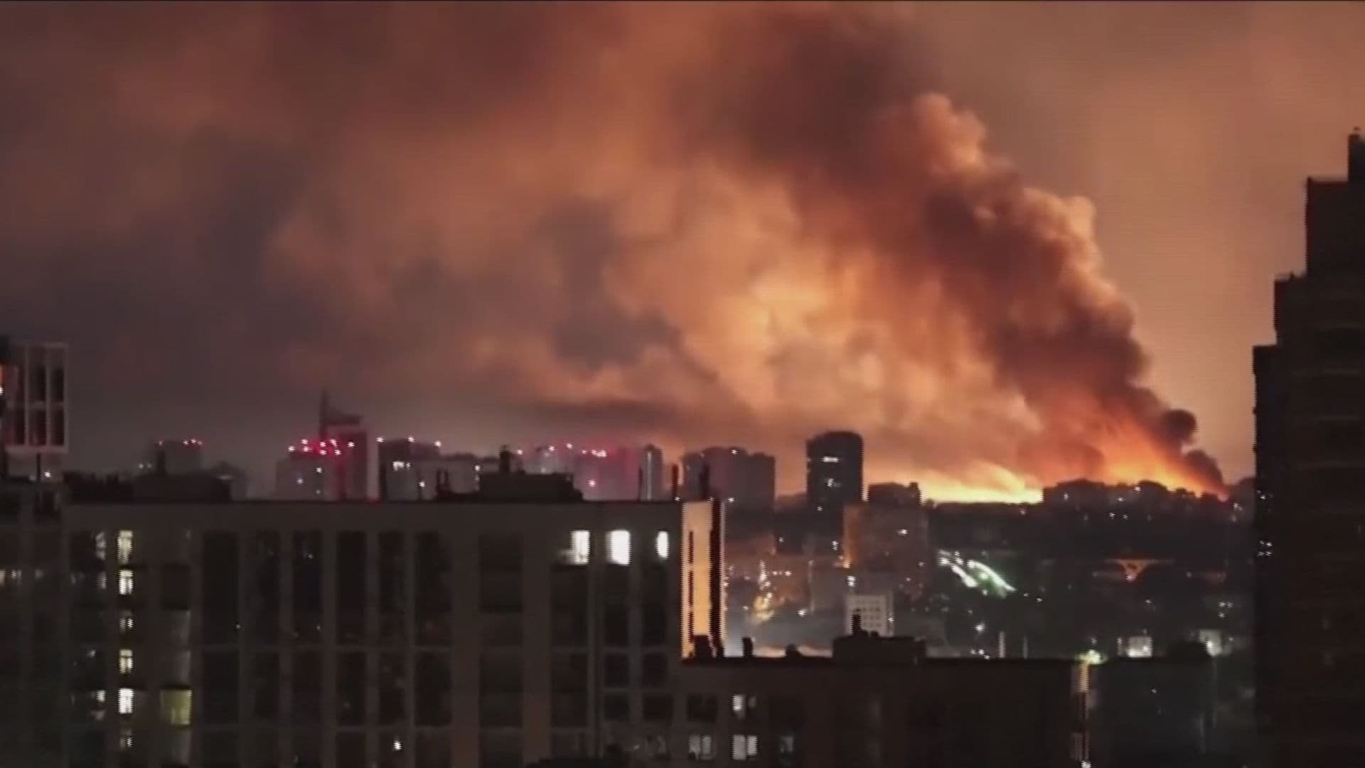 Rusia Lanza Ataque Masivo en Kiev, Capital de Ucrania