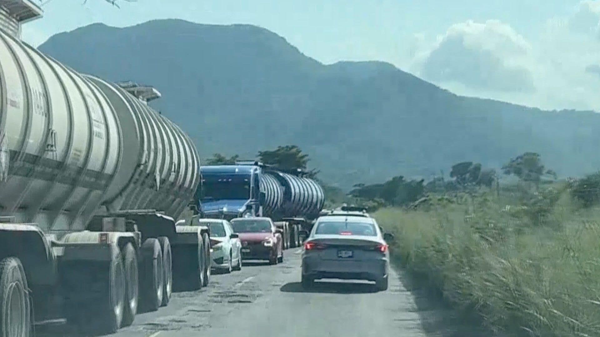Llena de Baches Luce la Ruta de Emergencia de la Planta Nucleoeléctrica de Laguna Verde