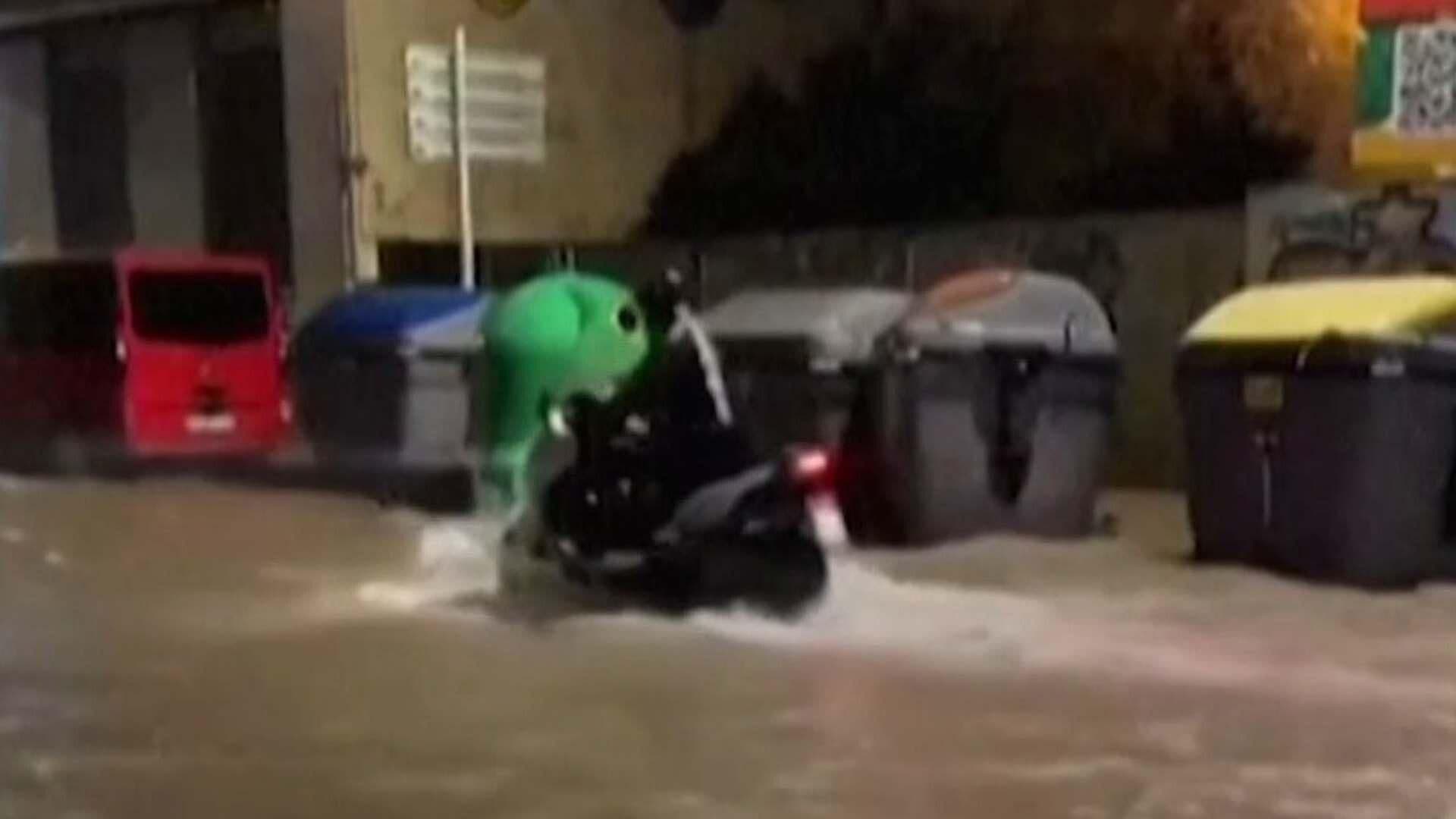 Activan Nuevo Aviso Rojo en Valencia, España, por Fuertes Lluvias Ante una Nueva DANA