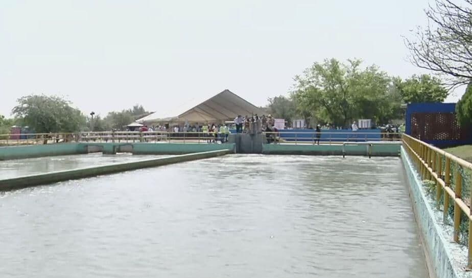 Agua del Cuchillo II Llega a Planta Potabilizadora de San Roque