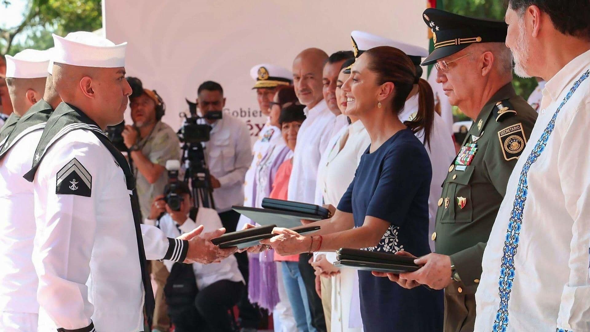 Claudia Sheinbaum Resalta Participación de las Fuerzas Armadas en el ...