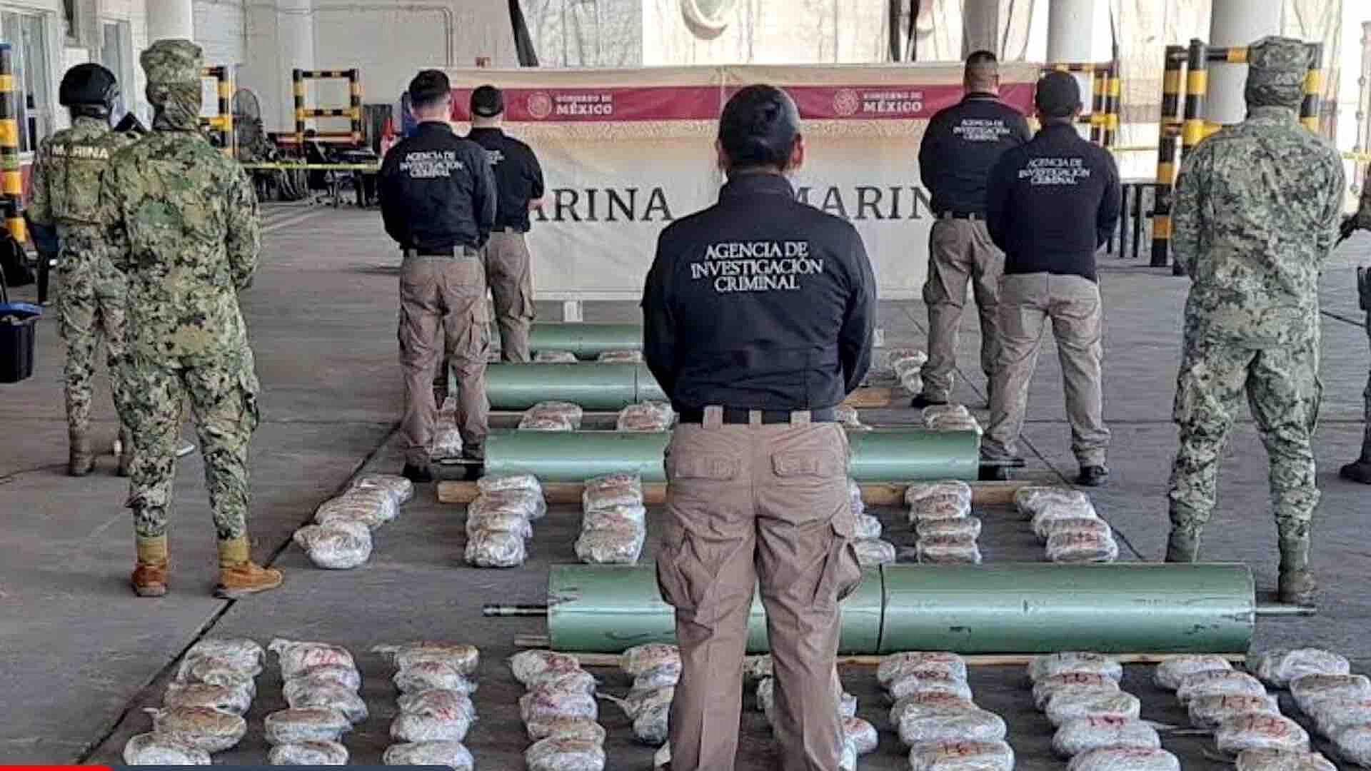 La Secretaría de Marina Decomisa 141 kilos de Metanfetamina en Puerto de Veracruz