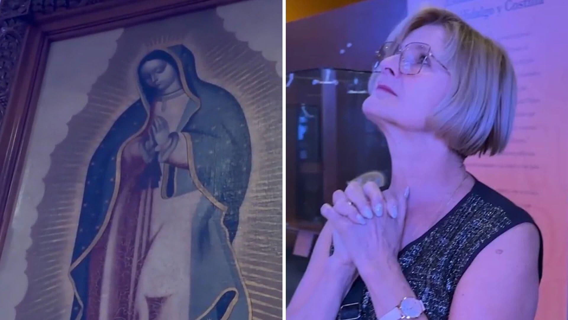 Extranjera Llora al Ver a la Virgen de Guadalupe en el Castillo de Chapultepec