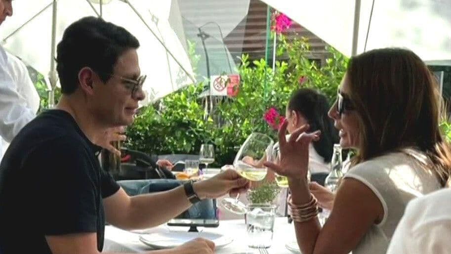 ¿Romance? Captan a Geraldine Bazán y Giovanni Medina