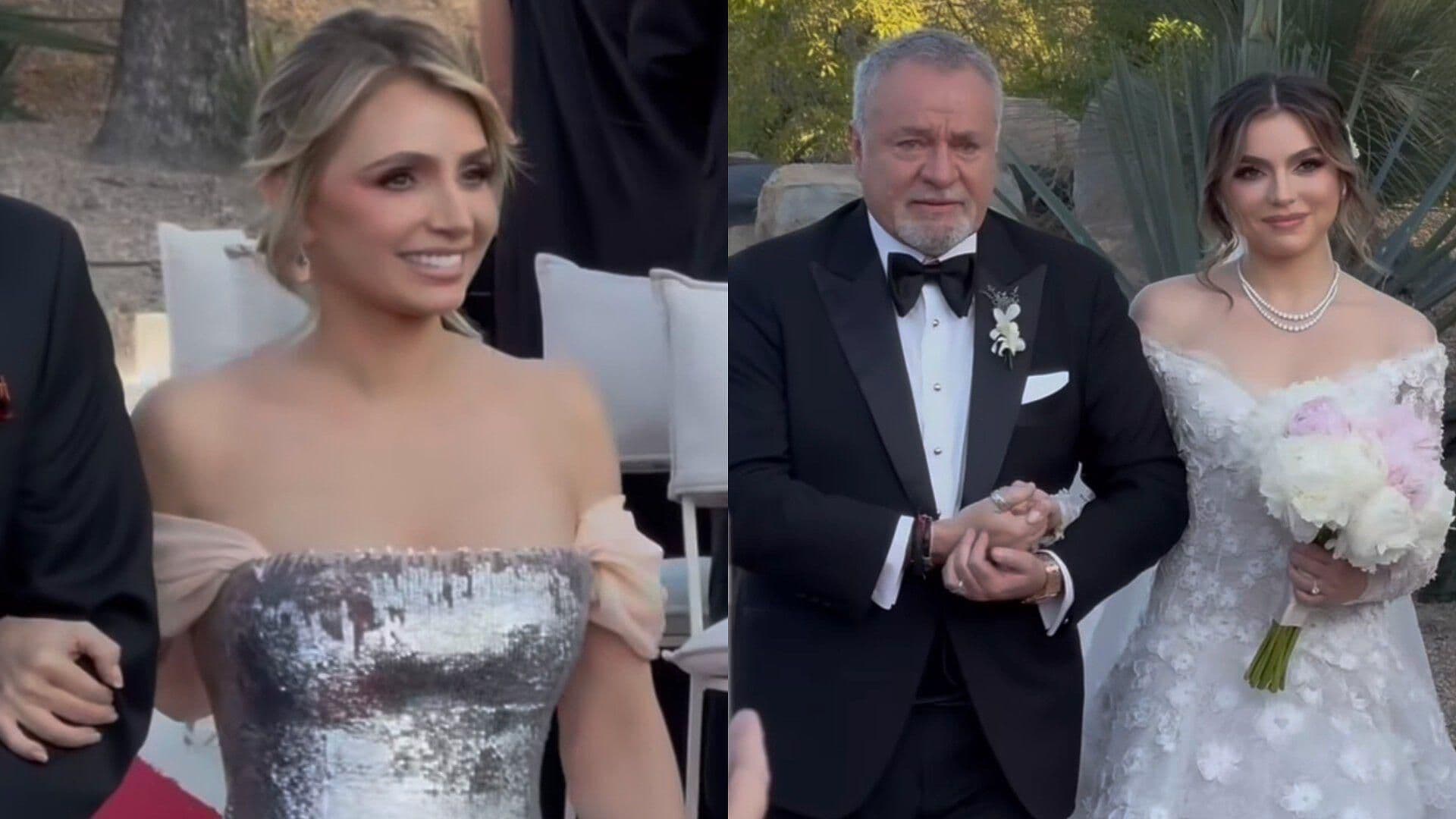 Así fue la Boda Religiosa de Sofía Castro, Hija de Angélica Rivera