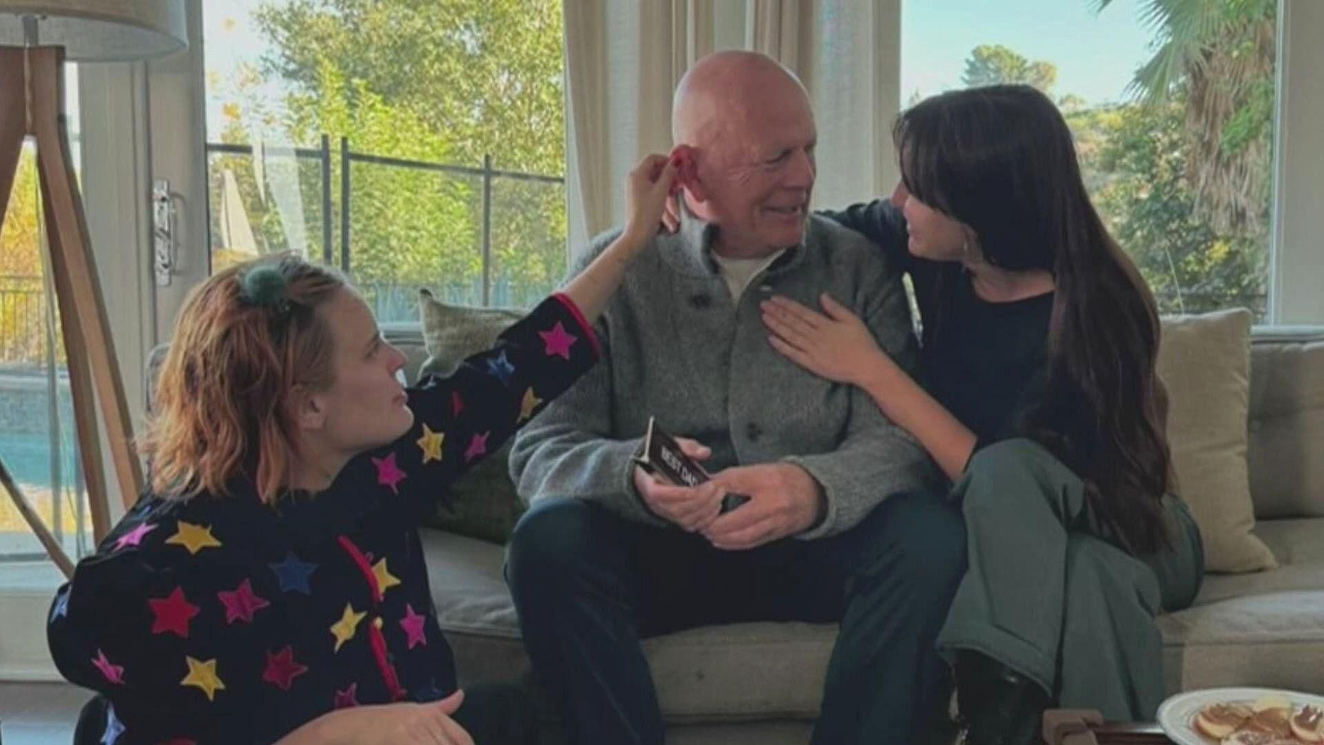 Bruce Willis Reaparece Junto a sus Hijas