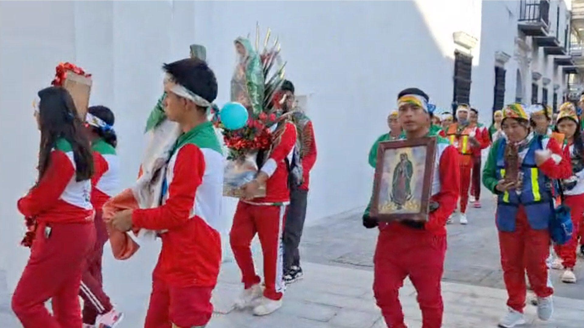 Llega a la Catedral de Veracruz la Primera Peregrinación Procedente de Tila, Chiapas