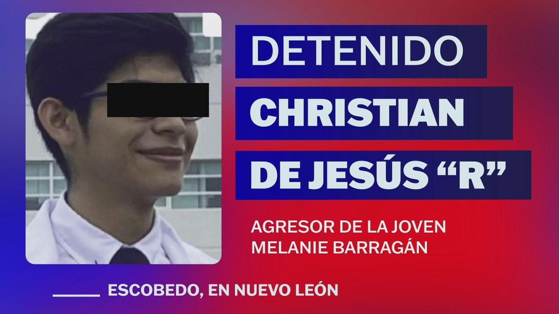 Detienen a Christian 'N', Acusado de Golpear a Melanie Barragán en Tamaulipas