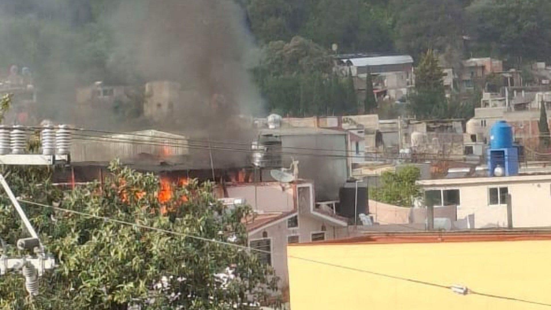 Bomberos Controlan Incendio en Vivienda de Topilejo, CDMX