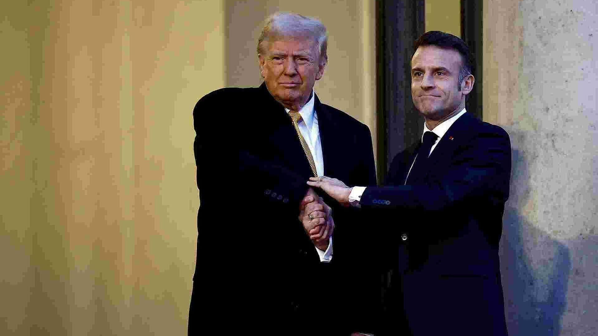Macron Recibe a Donald Trump antes de la Reapertura de Notre Dame