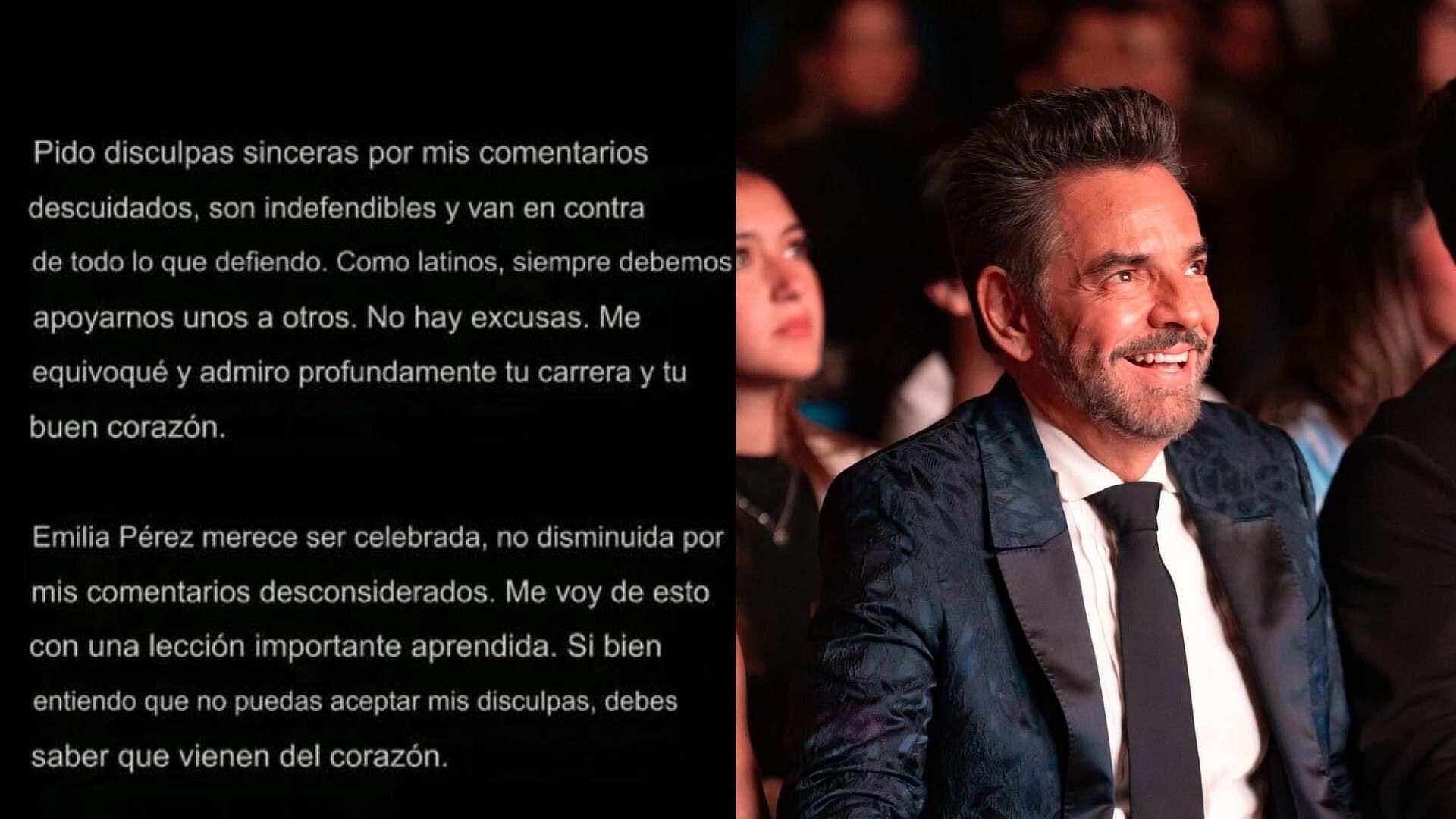 Eugenio Derbez se Disculpó con la Cantante Selena Gómez por sus Comentarios en una Entrevista