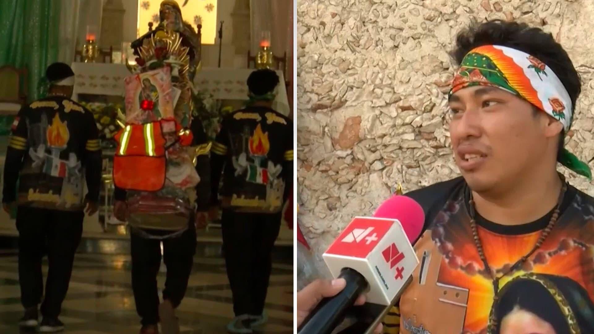 Antorchistas Comienzan a Llegar al Barrio de San Cristóbal; Celebración Virgen de Guadalupe