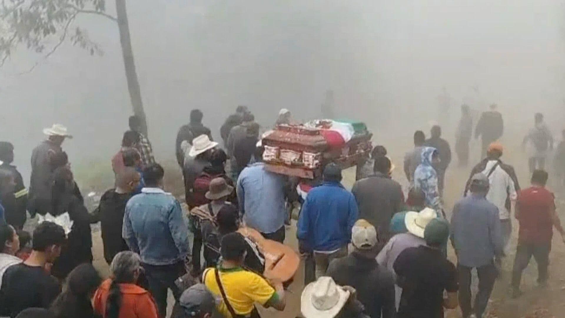 Dan el Último Adiós al Diputado Federal Benito Aguas en Zongolica