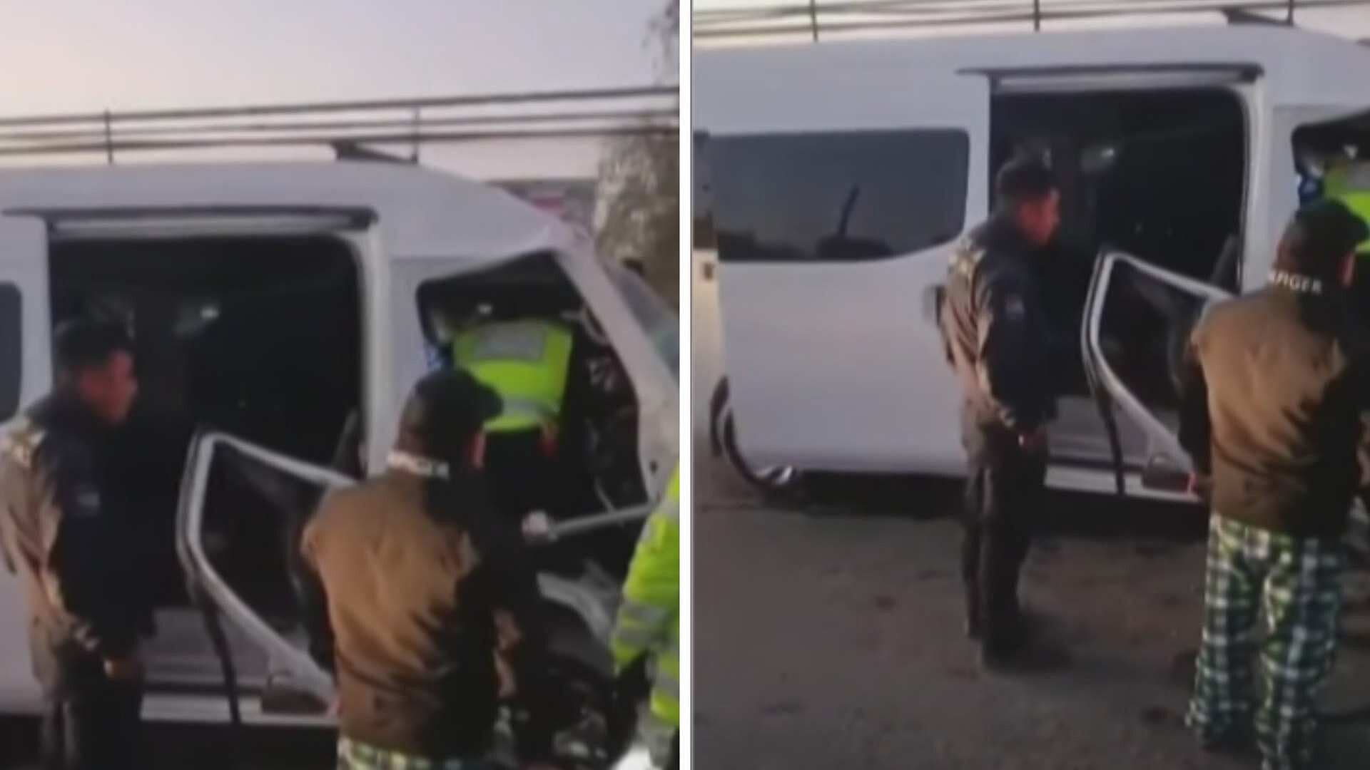 Aparatoso Choque en Coyotepec, Edomex: Conductor de Combi Quedó Prensado a la Cabina