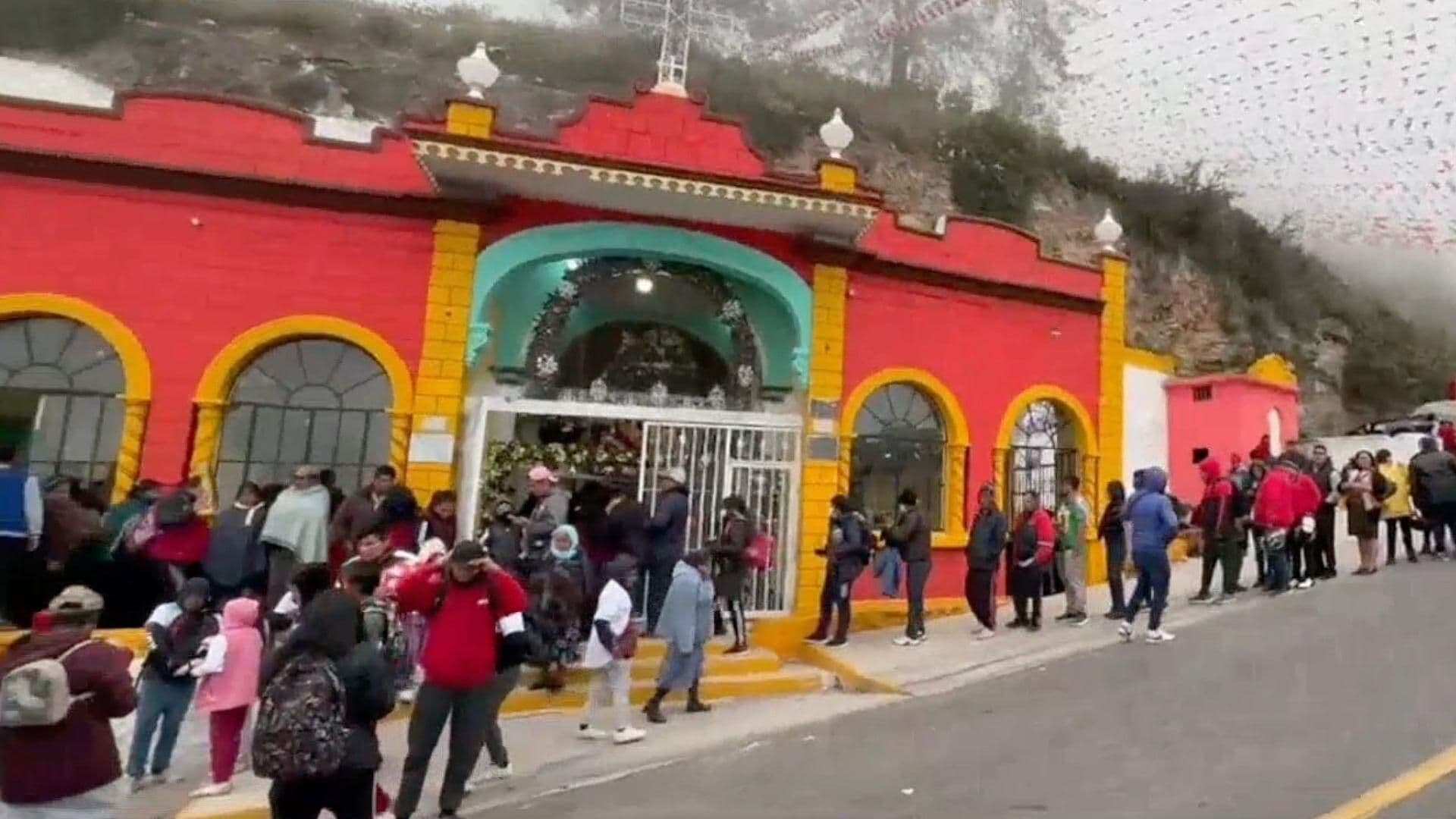 Arriban Más de 15 Mil Peregrinos a la Ermita de la Virgen de Guadalupe en Acultzingo