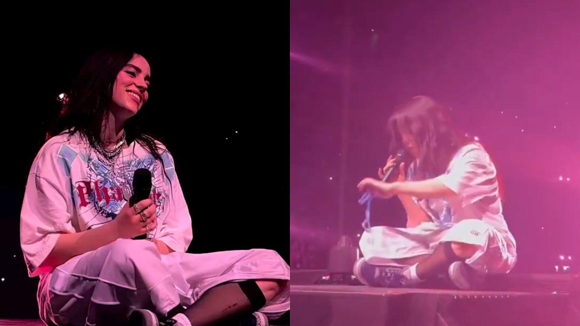 Billie Eilish es Golpeada con Collar por Fan Durante Concierto