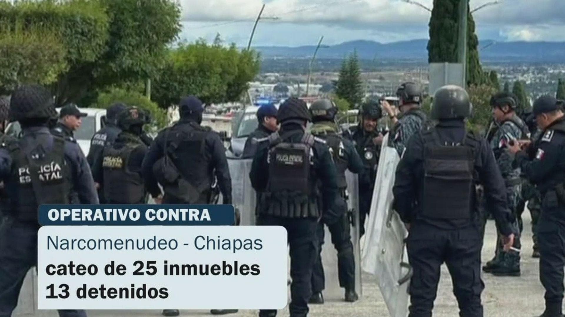 Detienen a 92 Policías por Obstruir Operativo contra Narcomenudeo en Comitán, Chiapas