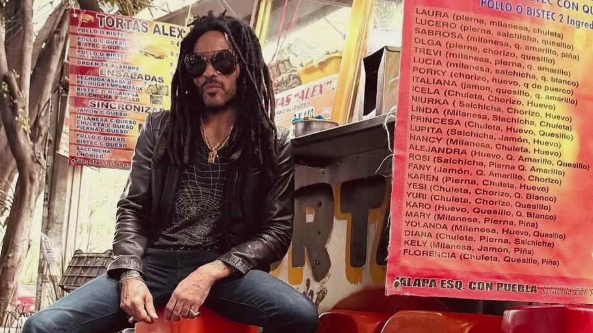 Lenny Kravitz "Echa Tortas" en CDMX