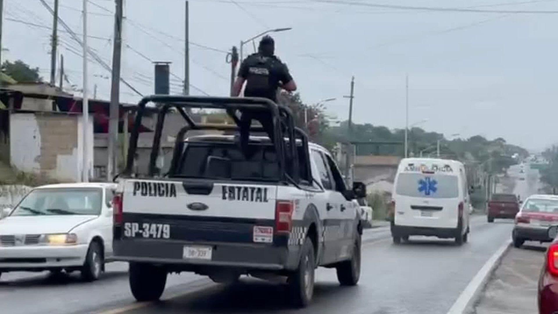 Enfrentamiento Armado Deja a Dos Policías Estatales Heridos en Sayula de Alemán