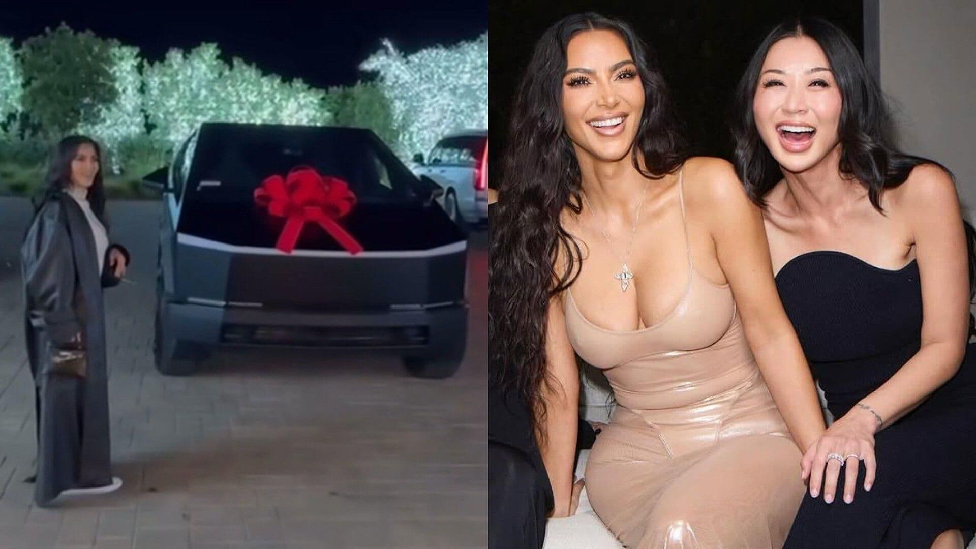 Kim Kardashian le Regala una Cybertruck a su Mejor Amiga por su Cumpleaños