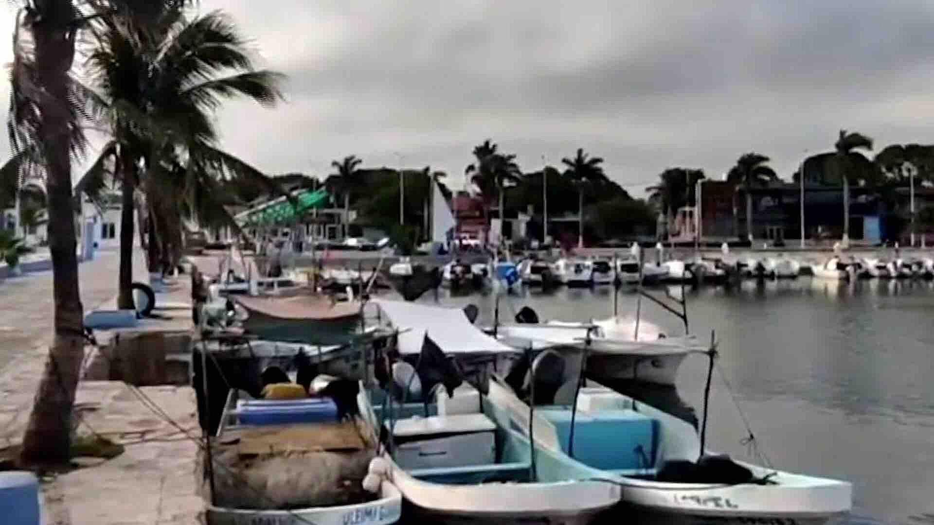 Ingreso de Aire Húmedo Provoca Lluvias en la Península de Yucatán